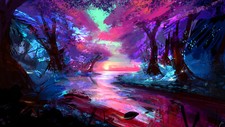 Landscape joeyjazz surreal painting art Custom Gaming Mat Desk