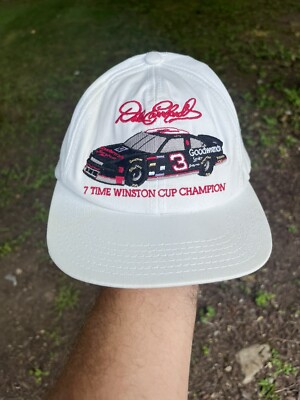Vintage Dale Earnhardt Hat Snapback Time Winston Cup Champion