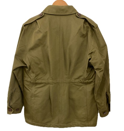 RM Williams S Montgomery Jacket Olive Khaki Green Pure Cotton Sateen Military - Picture 14 of 19