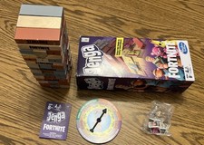 Jenga Fortnite Board Game Hasbro Gaming E9480 Ages 8+ 2-4 Players Box Wear Toy