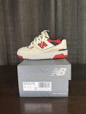 New Balance 550 Sea Salt True Red Size 4