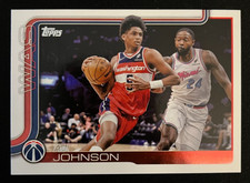 2025-26 Topps AJ Johnson #99 Bullets