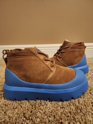 UGG NEUMEL WEATHER HYBRID WP SUEDE/ WOOL ANKLE BOOTS, MEN