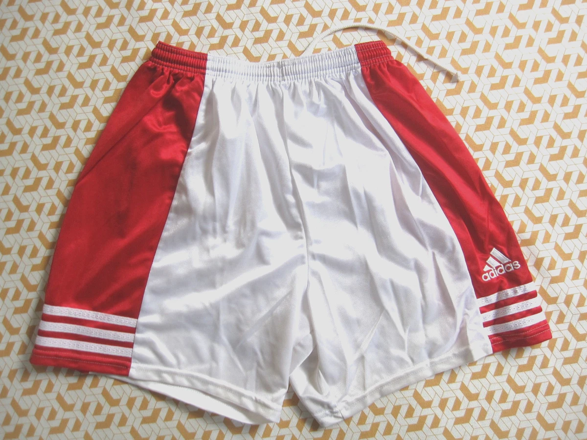 VINTAGE SHORT HEURTEFEU blanc rouge nylon made in France shinny 85 M rare EUR 42,90 - FR