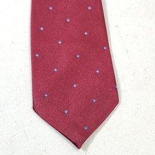 Wembley Leatherback Satins Men's Necktie Tie Red Diamond Made in USA