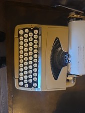 Vintage Penncrest Jayvee Manual Portable Typewriter W/ Case, Keys Work, England thumbnail