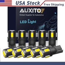 Auxito Led 168 2825 194 175 License Plate Tag Bulb Light 6000k Bright W5w 1020x