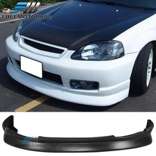 Front Bumper Lip Fits 99-00 Honda Civic EK CS Style Spoiler Bodykit Unpainted PU