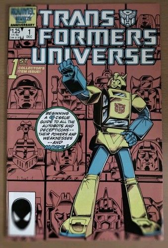 THE TRANSFORMERS UNIVERSE #1 1986 direct edition