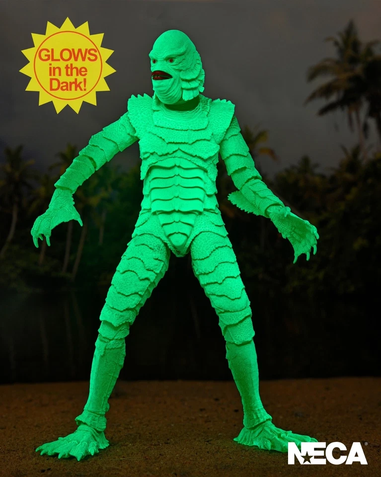 NECA 2023 SDCC Glow In The Dark Creature From The Black Lagoon Figure Box Damage - Image 2 of 4
