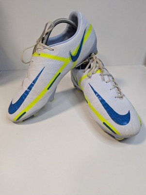 Nike Phantom GT2 Academy MG Fußballschuhe/Stollen - weiß, gelb & blau - UK 9