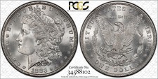 1883 $1 PCGS MS67+ CAC Morgan Silver Dollar 34588102