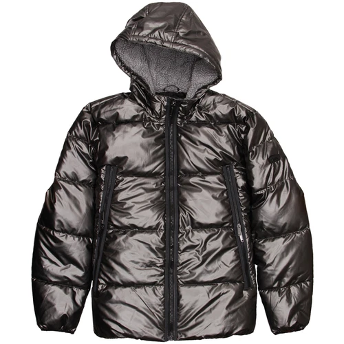 Michael Kors Giubbotto Uomo Puffy Trapuntato Isolato Puffer (XL Argento Metallizzato)