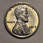 Nicer Low Mintage "business uncirculated++" 1943 P "steel" Lincoln Wheat Cent