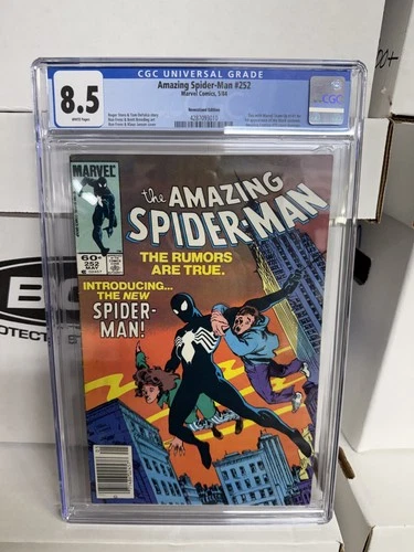 Amazing Spider-Man 252 CGC 8.5 VF+ 1st APPEARANCE Black Costume SWEET BOOK!