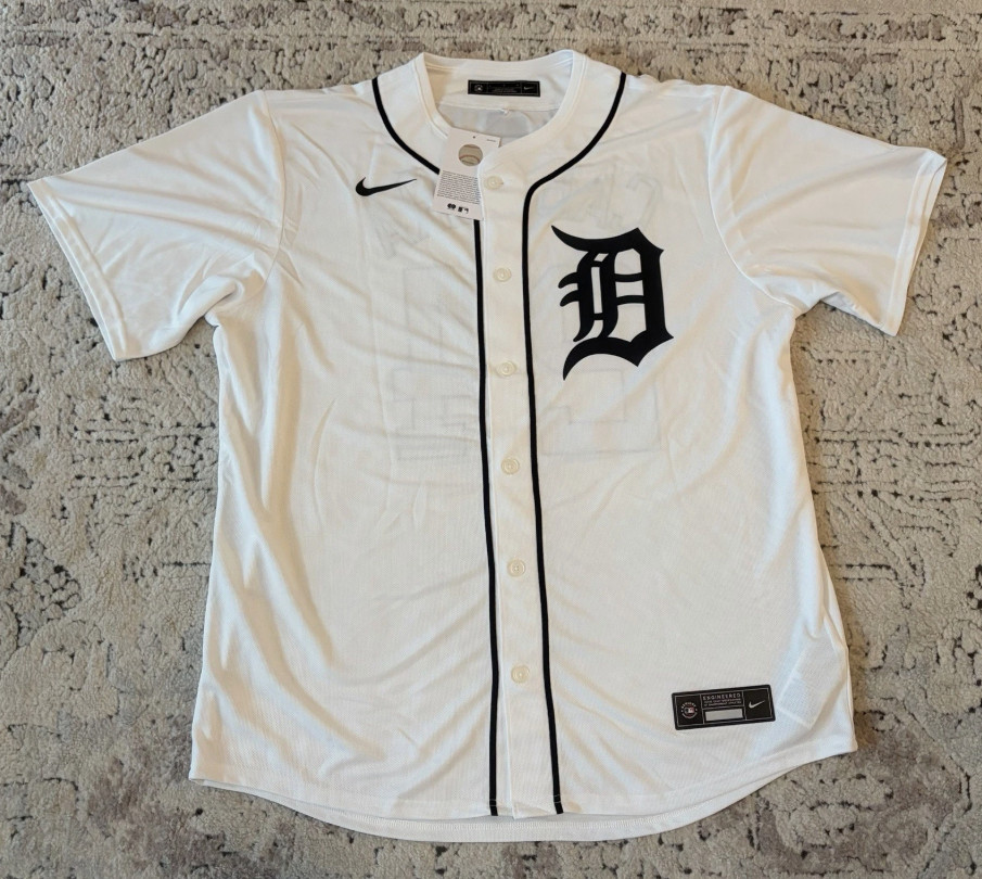 Detroit Tigers Miguel Cabrera #24 White Baseball Jersey Men’s Size S-2XL NWT