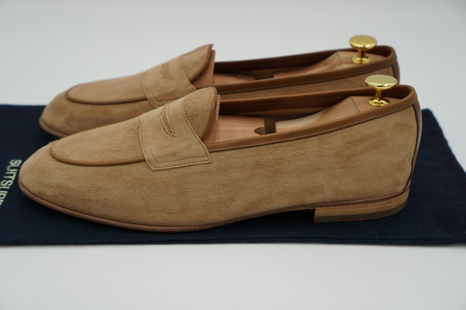 Suitsupply Leather Loafers Moccasins Suede Calf Leather EU43 UK9 US10 image 4