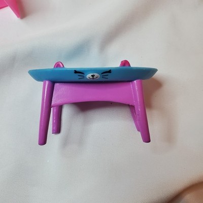 Shopkins Happy Places Blue And Purple Cat Table