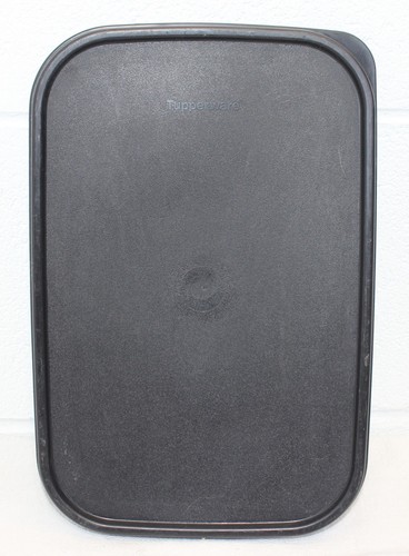 Tupperware Modular Mates Rectangle Replacement Seal LID ONLY 1610 guc, BLACK