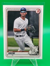 2020 BOWMAN DRAFT BASE PAPER PROSPECT BD180 RILEY GREENE TIGERS