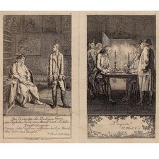 Daniel Chodowiecki Illustration Prediger Gros Aufklärung 3 Kupferstiche 1776