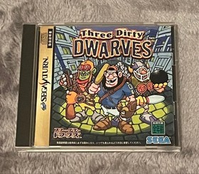 Three Dirty Dwarves Sega Saturn Japan Import Action Game 1996 Game Software