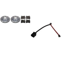 Febi Bremsscheiben 330Mm + BelÄGe Hinten Passend FüR Vw Touareg 7L Bj. 2002-2010