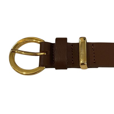 Streets Ahead Minny Belt Italian Leather Gold Tone Buckle  display picture 1