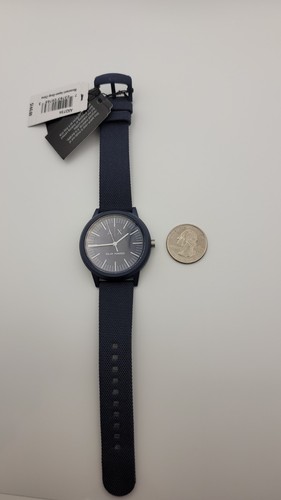 NEW Armani Exchange Watch Solar-Powered Dark Blue Fabric AX2734 CLOSEOUT - Picture 2 of 4