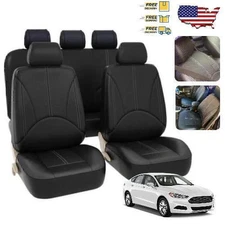 For Mitsubishi Outlander Car Seat Covers Leather Front Rear Full Set Protectors