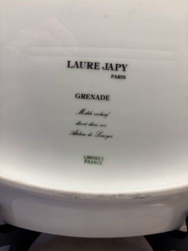 Laure Japy Grenade 14” OVAL PLATTER Serving Plate Limoge - Picture 3 of 6