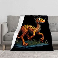 Durable Soft Warm Flannel Blanket - Cozy Pattern Design Perfect for Sofa Travel