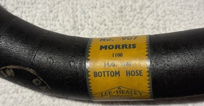 NOS Lee-Healey Britanna Super Service No 907 Morris/MG 1100 Radiator Bottom Hose