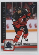 2023 Team Canada Juniors Program of Excellence Connor Bedard #141 Rookie RC