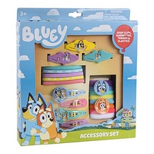 Bluey Girls 20 Piece Accessory Set with 3 Barrettes, 4 Snap Hair Clips, BLUEY