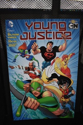 Young Justice Volume 1 DC TPB 2012 RARE Art Baltazar Robin Kid Flash Superboy