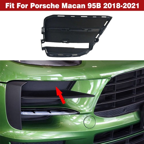 Cubierta de rejilla antiniebla del parachoques delantero derecho para Porsche Macan 95B 2018-2021 - Imagen 8 de 10