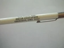 Vintage Advertising Pioneer Seeds Corn Dealer Oscar Gustafson Cherokee Iowa