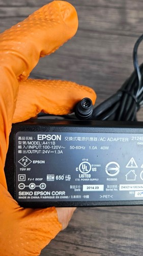 Genuine EPSON A411B AC ADAPTER Power Supply A4 - Bild 2 von 2