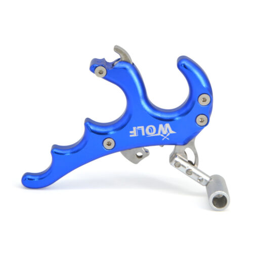 Compound Bow Release Aids 4 Finger Grip Thumb Trigger Archery Hunting Target - Picture 6 of 20