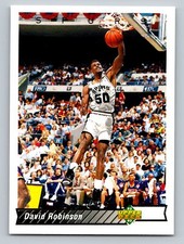 1992-93 Upper Deck #82a David Robinson San Antonio Spurs
