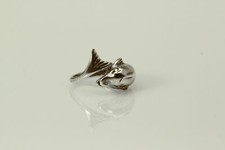 925 Sterling Silver Dolphin Wrap Size 5 Ring 3.1 Grams RIN9117 