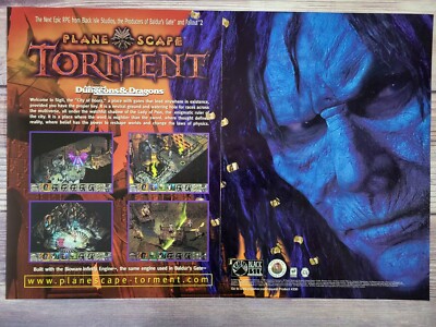 Planescape Torment Big Box Version For PC CD-Rom Complete