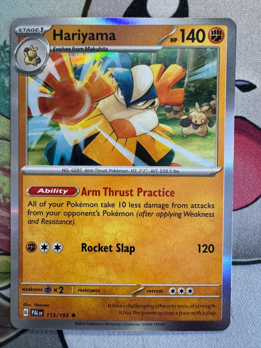 ハレルヤベイビー Hariyama Holo English Pokemon TCG BKBN325 | eBay