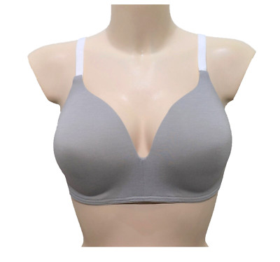sloggi BH Wow Embrace H P Größe XL Modal BHs ohne Bügel grau Soft Bra bequem