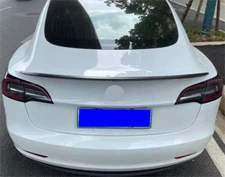 Rear Trunk Spoiler Wing For 2017-2023 Tesla Model 3 Sedan 4DR Glossy Black
