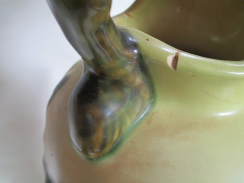 scafo woodland ewer w-24-13-1/2" ceramica artistica vintage - Foto 10 di 12