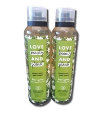 Love Beauty & Planet Coconut Milk White Jasmine Hair Spray, Light Hold Lot of 2