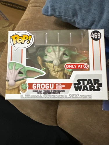 Funko Pop! #469 Grogu with Chowder Squid - Target Exclusive - Star Wars