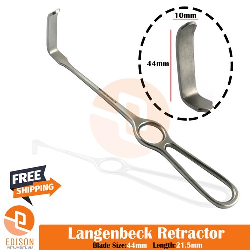 3Pcs Surgical Retractors Veterinary Middledorf Langenback Soft Tissue Retraction - Picture 3 of 8